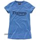 Triumph Logo Vintage Blue T-Shirt (Damen)