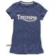 Triumph Logo Vintage Navy T-Shirt (Damen)